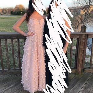light pink prom/formal dress